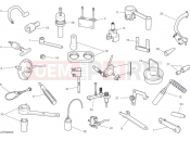 DUCATI 2025 Hypermotard 950 Workshop service tools - engine