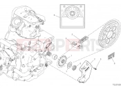 Front sprocket & chain - Ducati Hypermotard 950 SP 2025