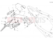 License plate holder - Ducati Hypermotard 950 SP 2025