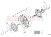 DUCATI Monster Front wheel