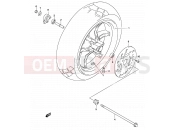 SUZUKI AY50S K4 (2004) Katana 41A - FRONT WHEEL (MODEL K4)