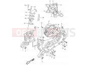 SUZUKI AY50W X (1999) Katana 2C - CRANKCASE (MODEL AY50 K1)