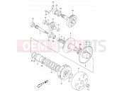 SUZUKI AY50W X (1999) Katana 13C - TRANSMISSION (2) (MODEL AY50WR K1)
