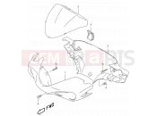 SUZUKI AY50W Y (2000) Katana 35B - HANDLE COVER (MODEL AY50 Y)