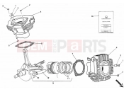 DUCATI 1995 Supersport 600 SS CYLINDER - PISTON » ENGINE CASE