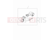 Triumph 2023 Scrambler 1200 XC LED indicators, D40, front