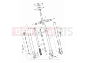 Triumph 2023 Scrambler 1200 XC Front forks
