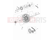 Triumph 2023 Scrambler 1200 XC Rear wheel