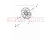 Triumph 2023 Scrambler 1200 XC Front wheel