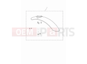 Triumph 2023 Scrambler 1200 XC Front mudguard, high