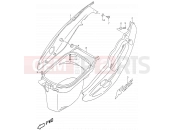 SUZUKI AY50WR X (1999) Katana 29B - FRAME COVER (MODEL X)