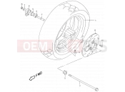 SUZUKI AY50WR X (1999) Katana 40 - FRONT WHEEL (MODEL V/W/X)