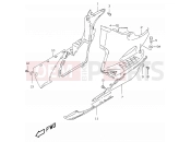 SUZUKI AY50WR Y (2000) Katana 32A - SIDE LEG SHIELD (MODEL Y)
