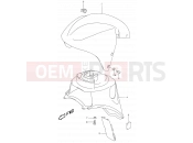 SUZUKI AY50WR Y (2000) Katana 33A - FRONT FENDER (MODEL Y)