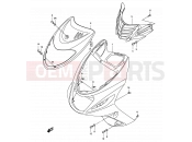 SUZUKI AY50WR K1 (2001) Katana 30 - FRONT LEG SHIELD (MODEL K1)