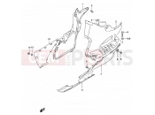 SUZUKI AY50WR K1 (2001) Katana 32 - SIDE LEG SHIELD (MODEL K1)