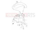 SUZUKI AY50WR K1 (2001) Katana 33 - FRONT FENDER (MODEL K1)