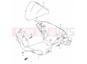 SUZUKI AY50WR K1 (2001) Katana 35D - HANDLE COVER (MODEL AY50 K2)