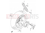 SUZUKI AY50WR K2 (2002) Katana 44B - REAR WHEEL (MODEL AY50)
