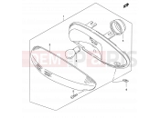 SUZUKI AY50WS K3 (2003) Katana 22 - REAR COMBINATION LAMP