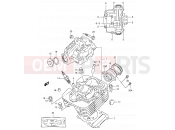 SUZUKI DF125E X (1999) 1 - CYLINDER HEAD