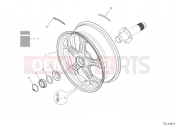 DUCATI 2025 Multistrada V4 Pikes Peak Rear wheel