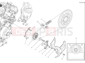 DUCATI 2025 Multistrada V4 Pikes Peak Front sprocket & chain