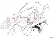DUCATI 2025 Multistrada V4 Pikes Peak Frame cover, left side