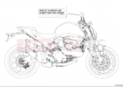 DUCATI Monster Plus Positioning plates