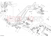 DUCATI Monster Plus Left footrests