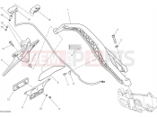 DUCATI 2025 Scrambler Icon Dark License plate holder