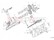 DUCATI Diavel V4 Rear head timing system