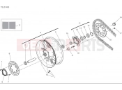 DUCATI Monster SP Rear wheel