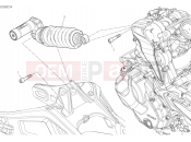 DUCATI Monster SP Rear shock absorber