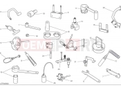 DUCATI 2025 Monster Senna Workshop service tools - engine