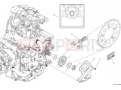 DUCATI 2025 Monster Senna Front sprocket & chain