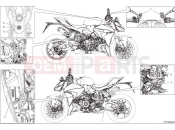 Positioning plates (2) - Ducati Streetfighter V2 2025
