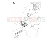 KAWASAKI Z1100 SE (ZR1100HTFAN) 04 Air Cleaner