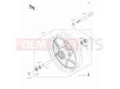 KAWASAKI Z1100 SE (ZR1100HTFAN) 38 Front Hub