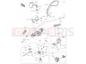 KAWASAKI Z1100 SE (ZR1100HTFAN) 46 Handlebar