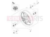KAWASAKI NINJA H2R (ZX1000YTFNN) (Europe) 38 Front Hub