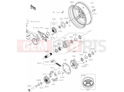 KAWASAKI NINJA H2R (ZX1000YTFNN) (Europe) 39 Rear Hub