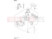 SUZUKI DL1000A L4 (2014) V-Strom (E21) 31 - LOCK SET (FOR PANNIR CASE)