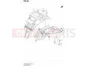 SUZUKI DL1000A L4 (2014) V-Strom (E21) 46 - REAR FENDER
