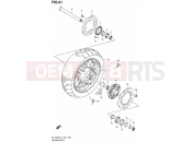 SUZUKI DL1000A L4 (2014) V-Strom (E21) 61 - REAR WHEEL