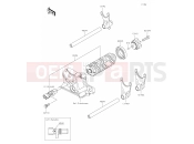 KAWASAKI Z900 (ZR900SSFAN) 12 Gear Change Drum/Shift Fork(s)