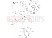 KAWASAKI Z900 (ZR900SSFAN) 21 Fuel Evaporative System