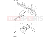 SUZUKI DL1000A L5 (2015) V-Strom (E21) 120A - CRANKSHAFT