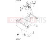 SUZUKI DL1000A L5 (2015) V-Strom (E21) 187A - RADIATOR HOSE