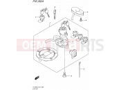 SUZUKI DL1000A L5 (2015) V-Strom (E21) 352A - LOCK SET (FOR PANNIR CASE)